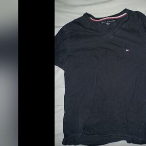 Small black tommy Hilfiger top